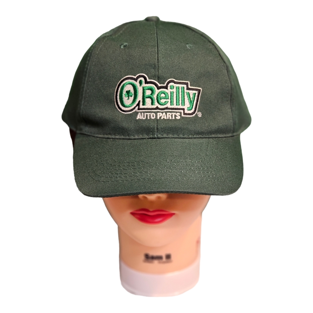 O'Reilly Auto Parts Green‎ Embroidered Adjustable Baseball Hat Cap